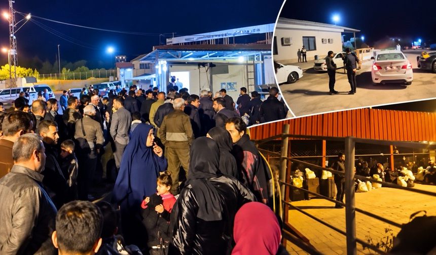 Hakkari'de sınır kapısında saatler süren bekleyiş