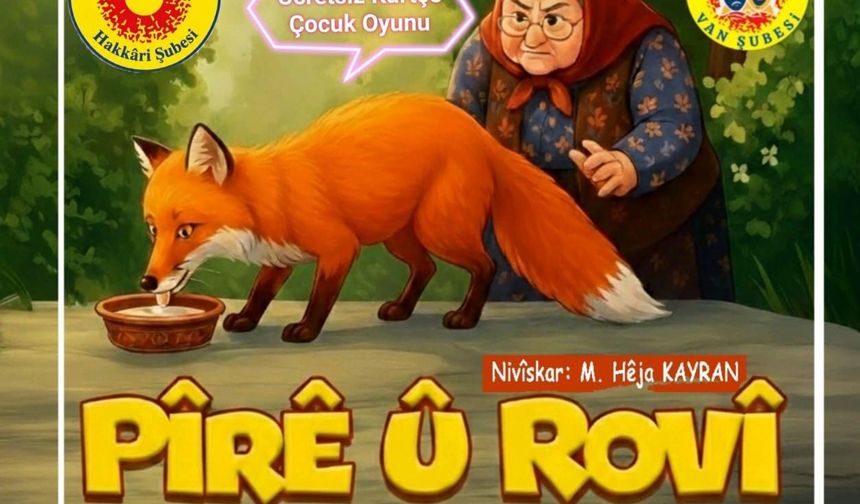 Eğitim Sen Hakkari Şubesi’nden ücretsiz Kürtçe çocuk oyunu