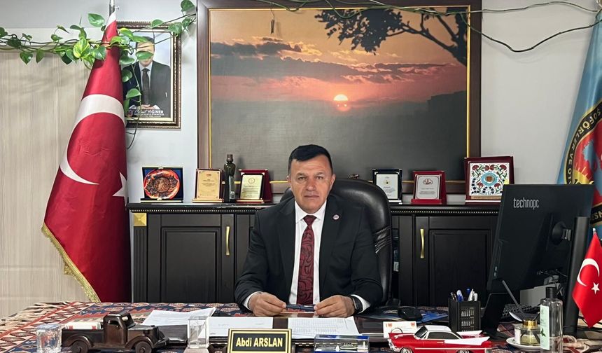 Hakkari Şoförler Odası Başkanı Arslan’dan sürücülere KPSS uyarısı