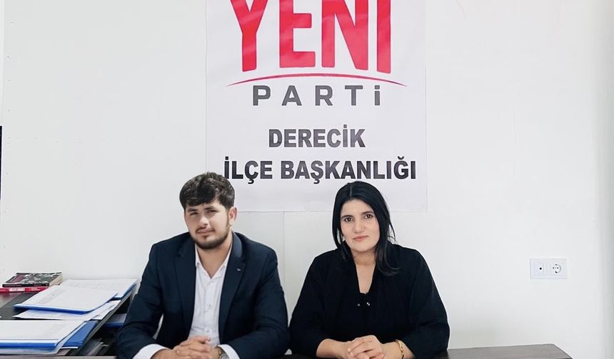 Yeni Parti Derecik’te Kadın ve Gençlik Kolları Başkanları  atandı