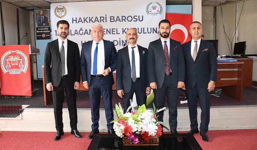 3 adayın yarışacağı Hakkari Barosu seçimleri başlıyor