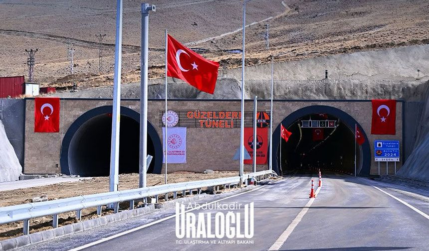 Bakan Uraloğlu'ndan Güzeldere Tüneli paylaşımı
