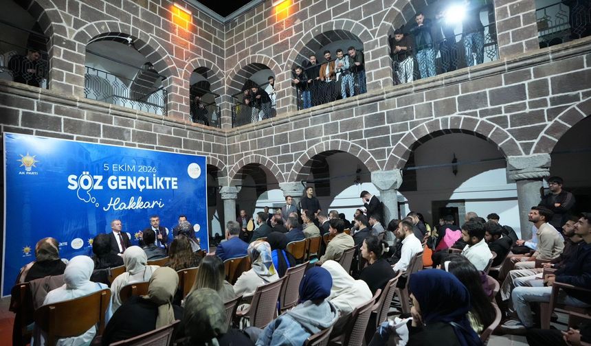 Bakan Tekin Hakkari'de 'Gençlik' buluşmasına katıldı