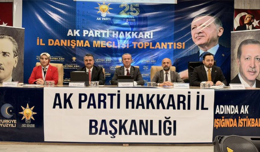 AK Parti ekim ayı danışma meclisi toplantısı yapıldı