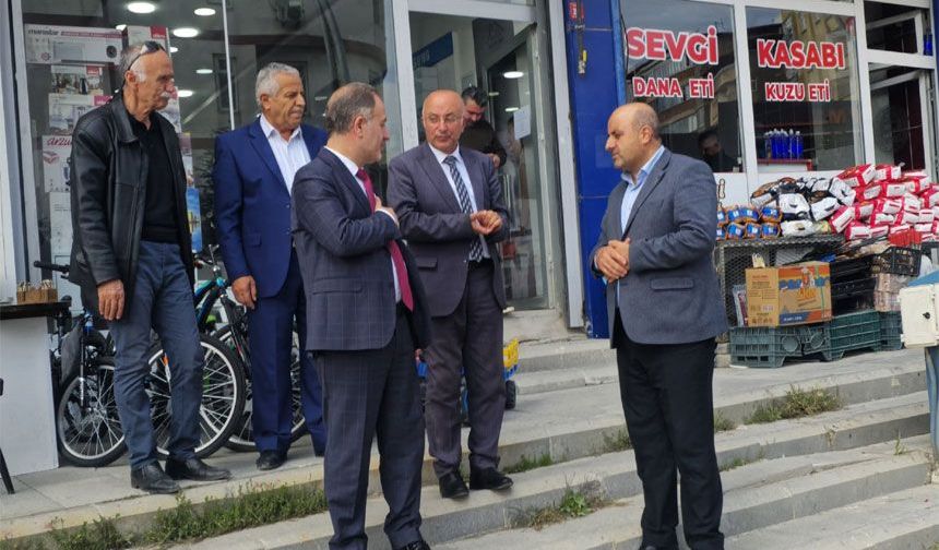 Hakkari Müftüsü Eren’den esnaf ziyareti