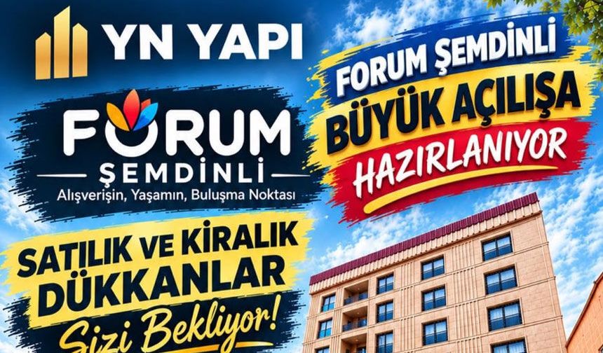 Şemdinli’de Forum Şemdinli açılışa hazırlanıyor