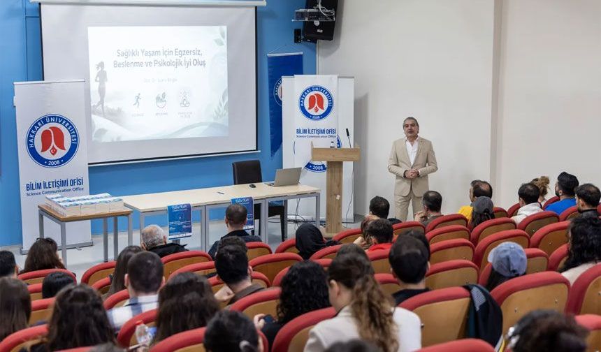 Hakkari Üniversitesinde sağlıklı yaşam semineri düzenlendi
