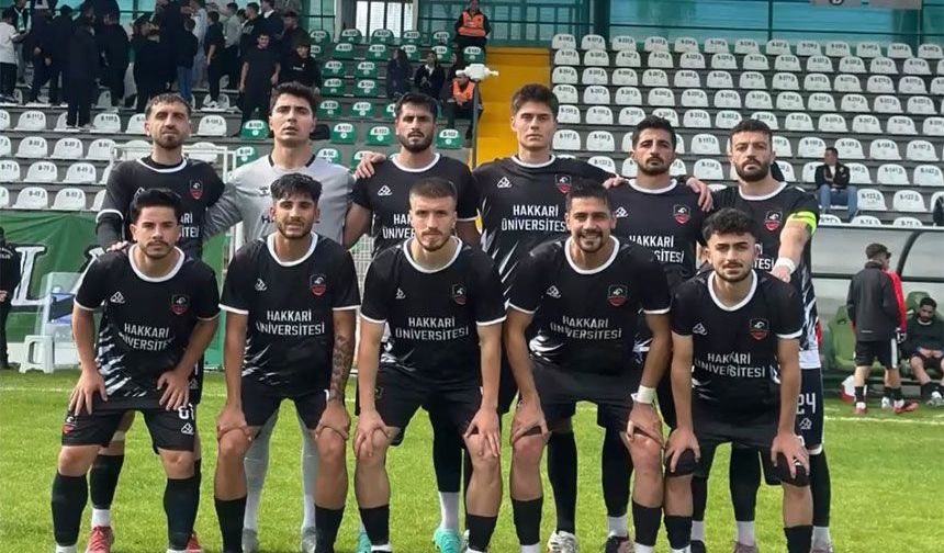 Hakkari Zap Spor, Türkiye Kupası’na veda etti