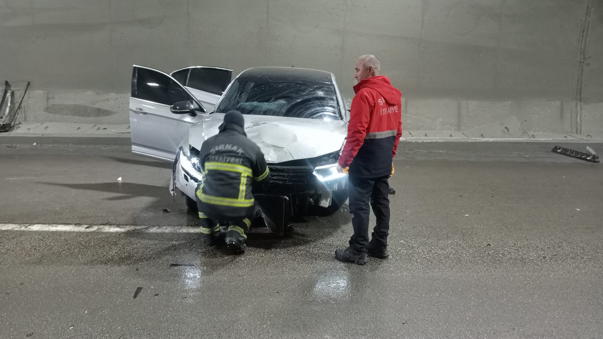 cizre tünelinde kaza