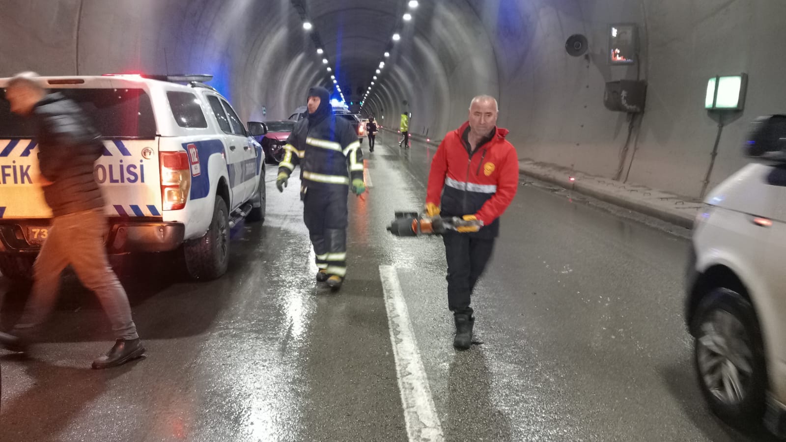 cizre tünelinde kaza