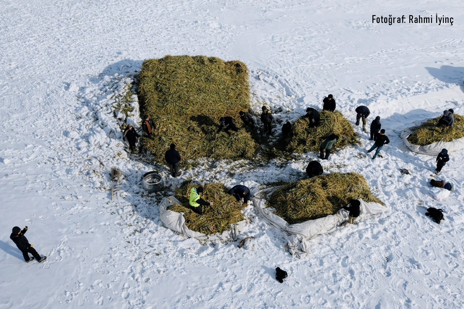 Hakkari'de yürekleri ısıtan görüntü