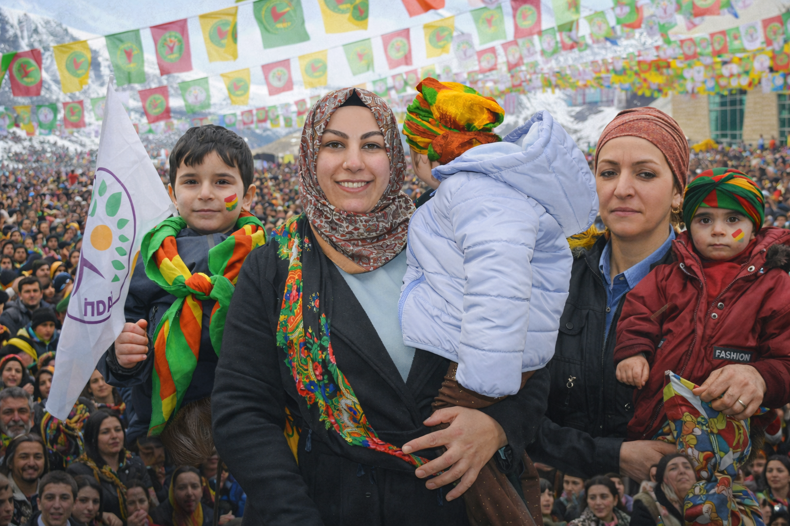 Hakkari’de Newroz coşkuyla kutlandı