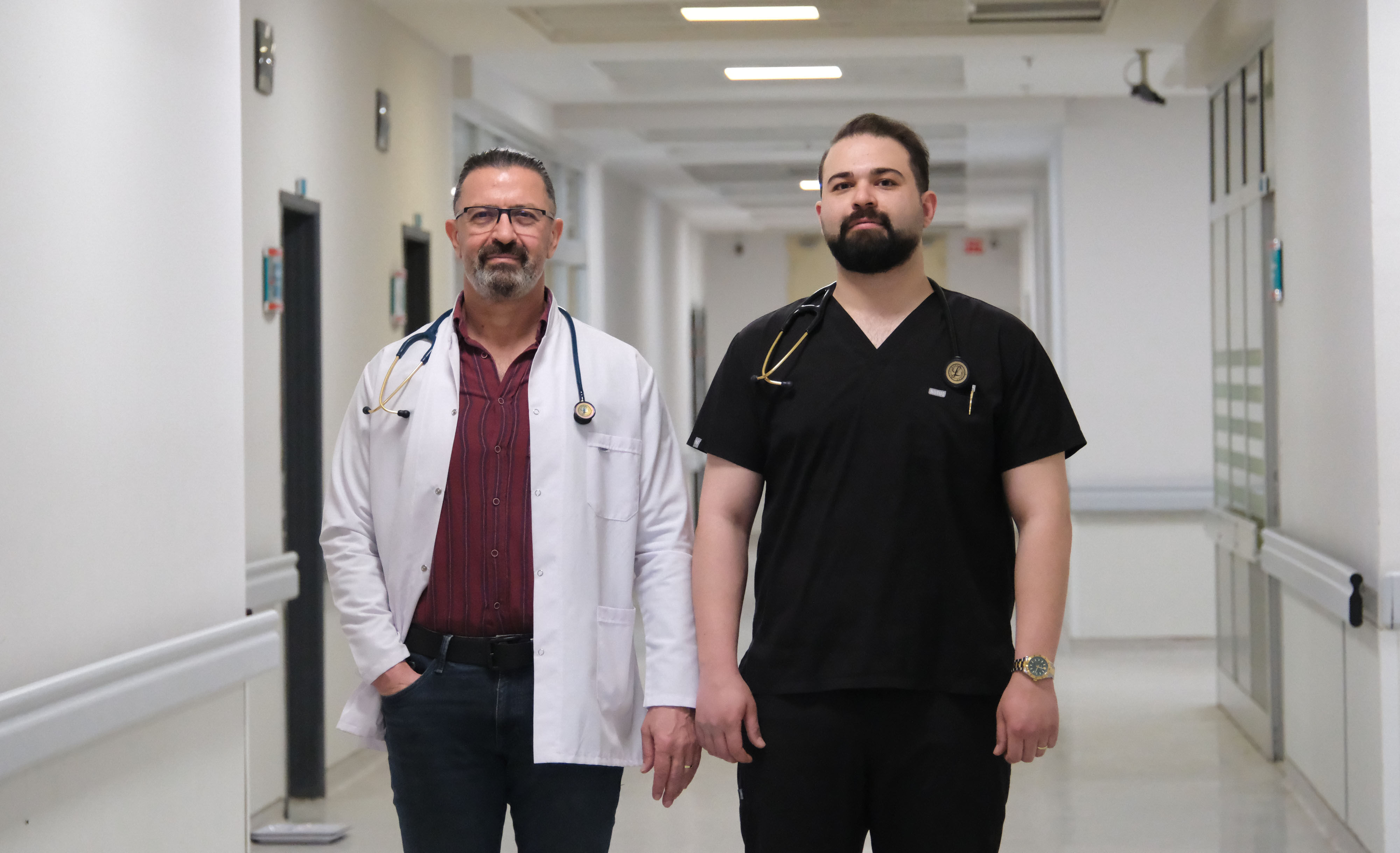 Hayali gerçek oldu: Babasıyla aynı hastanede