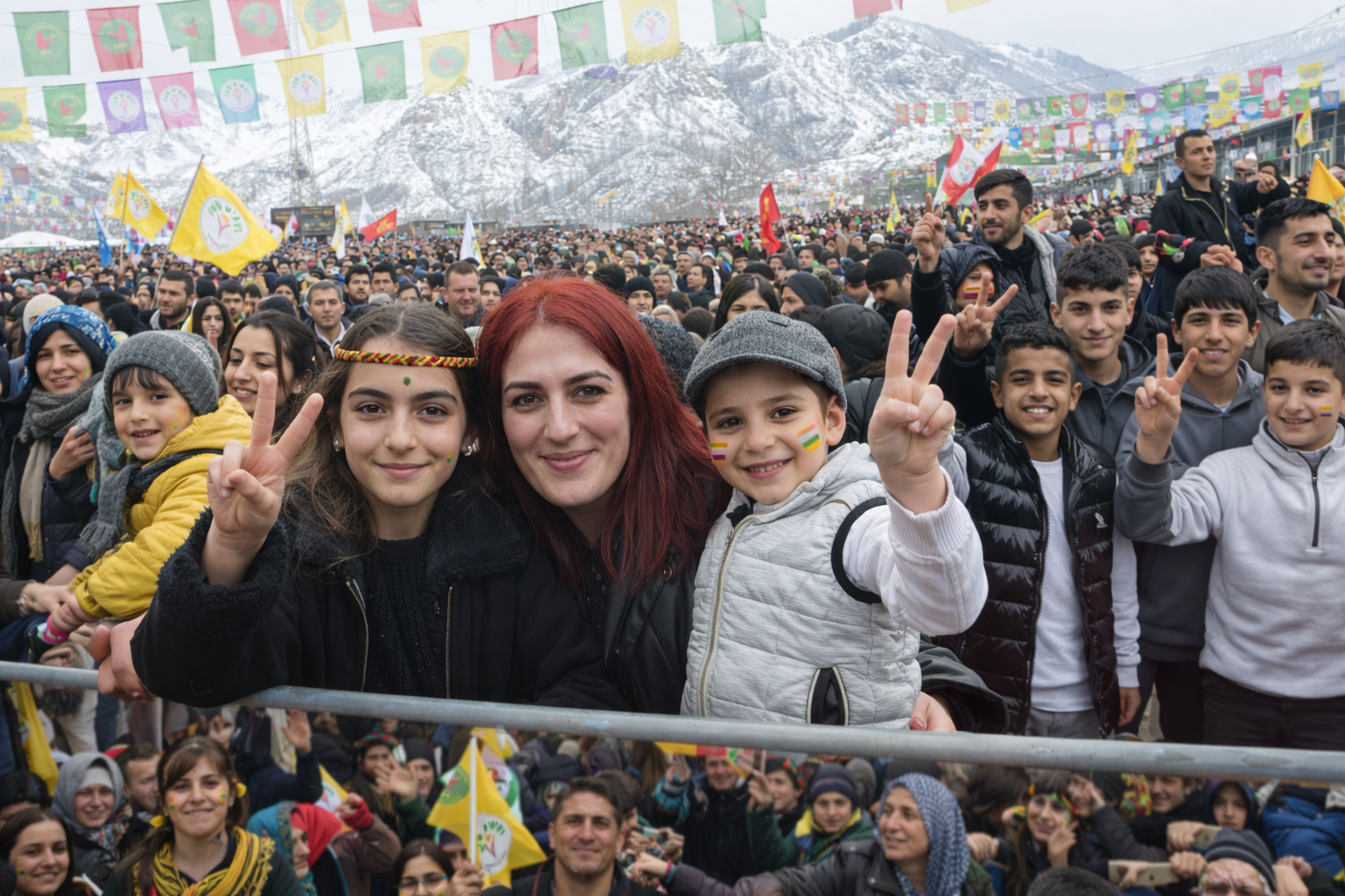 Hakkari’de Newroz coşkuyla kutlandı
