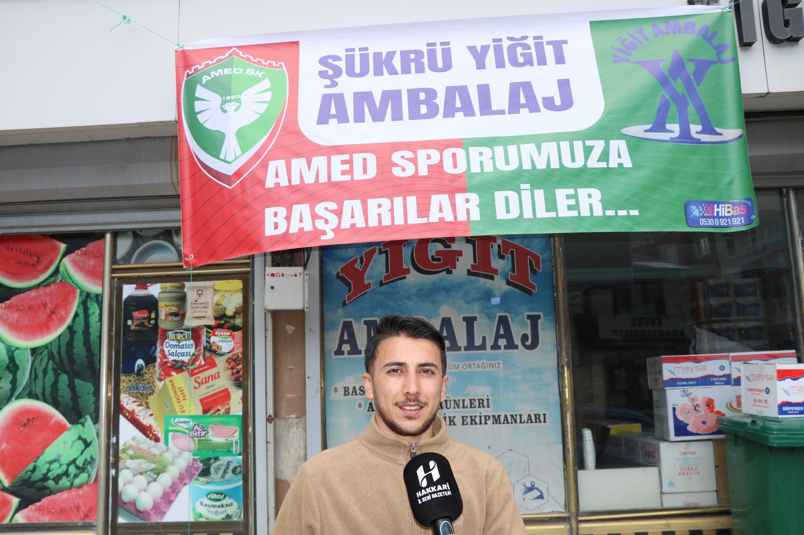 Hakkari’den Amedspor’a Anlamlı Destek
