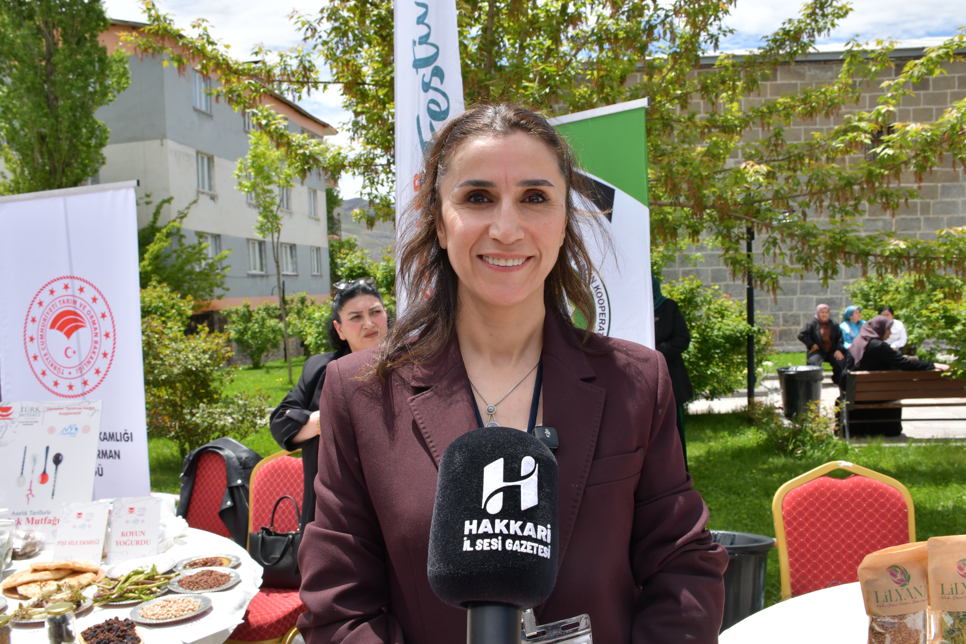 Hakkari'nin tescilli ürünleri sergilendi
