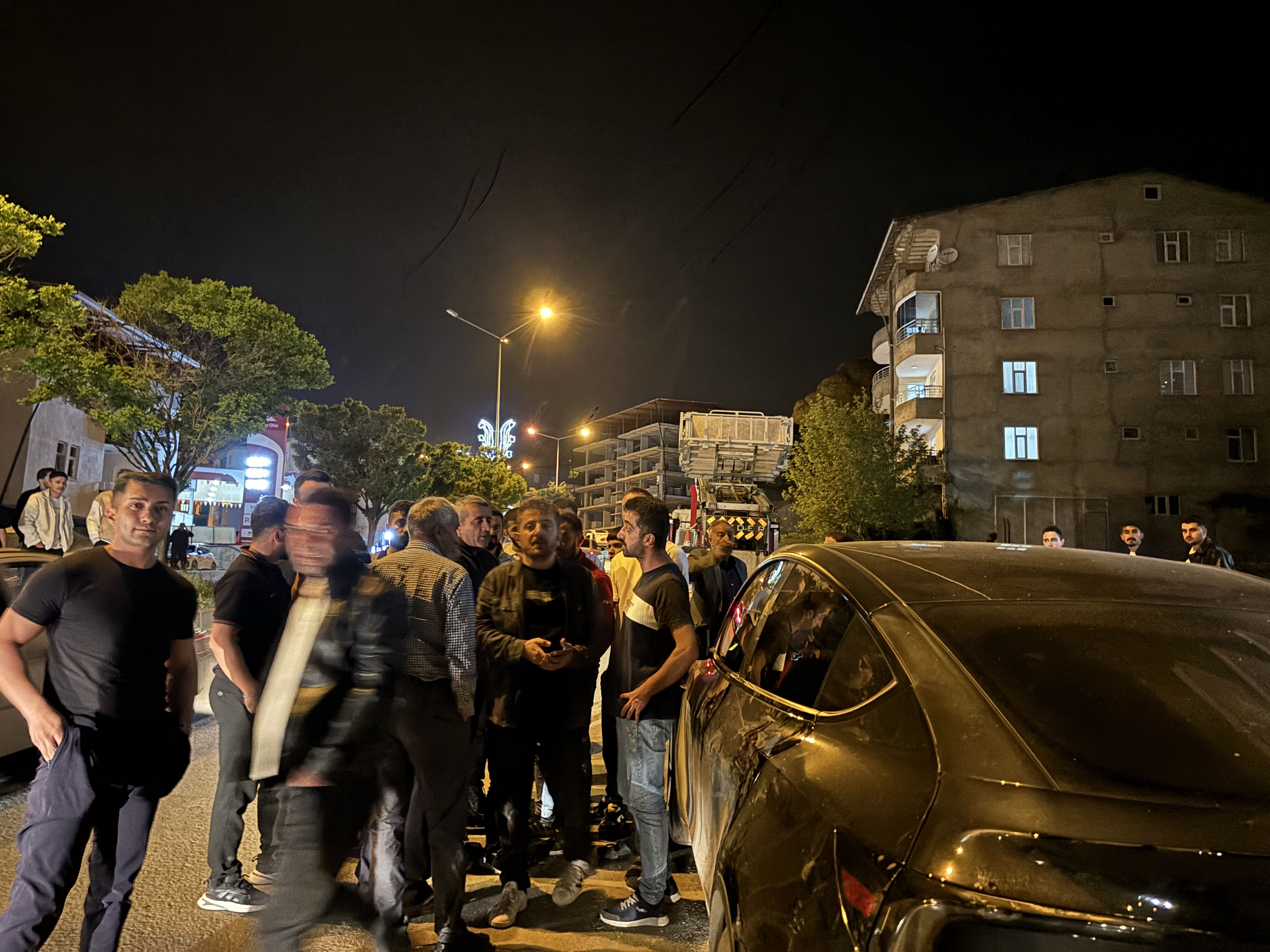 Hakkari’de trafikte kısa süreli gerginlik