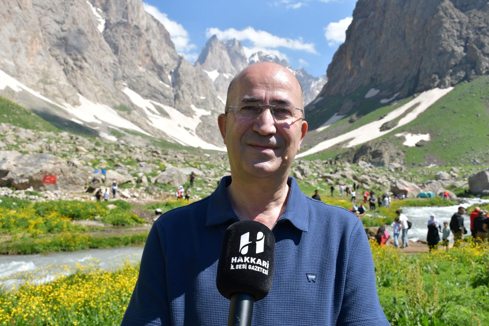 Cilo Zirvesinde Hakkari İl Sesi Gazetesine Konuştular-1