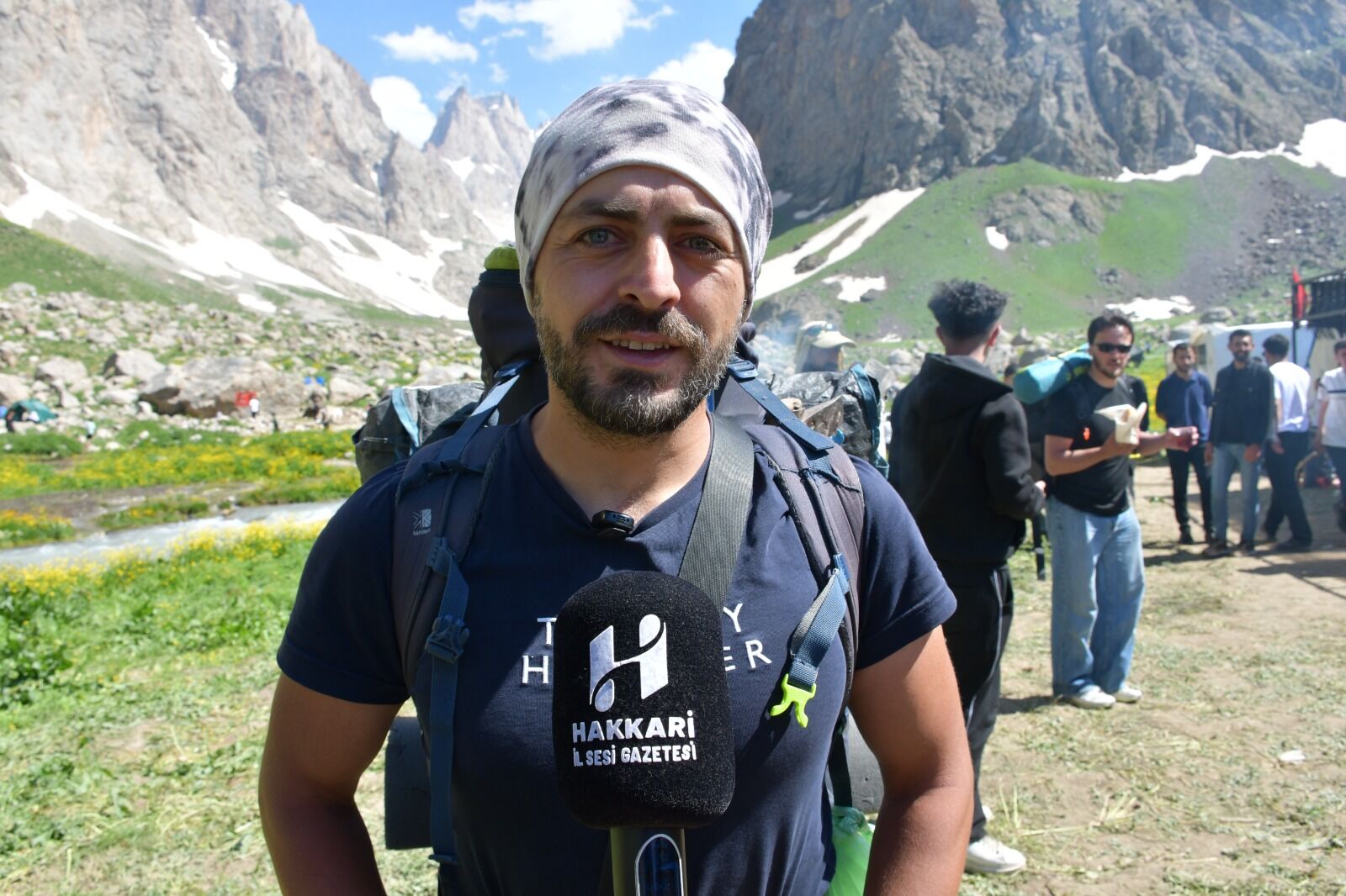 Cilo Zirvesinde Hakkari İl Sesi Gazetesine Konuştular (5)