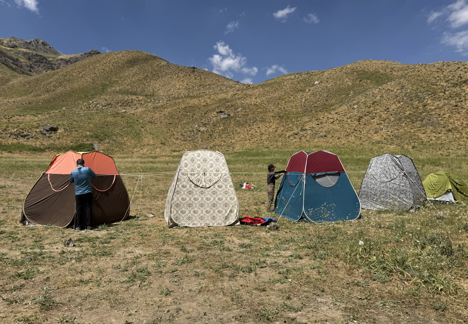 Hakkari'nin eşsiz doğasında Aile Kampı