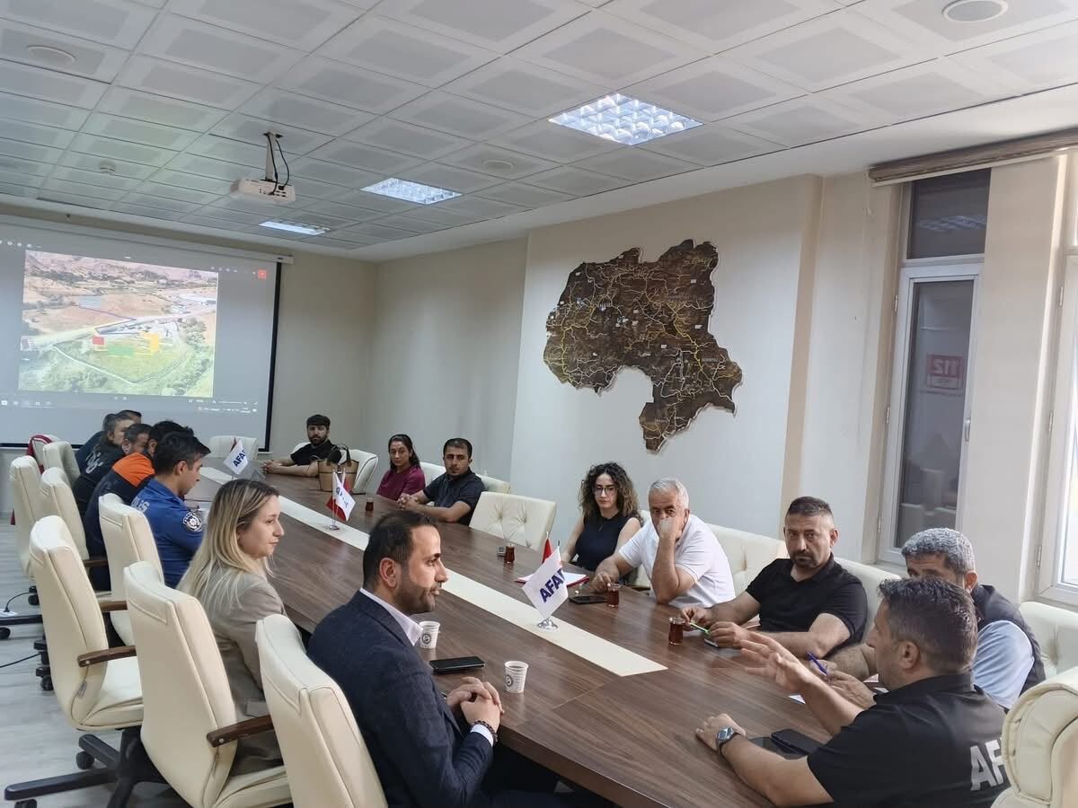 Hakkari AFAD'da tatbikat öncesi koordinasyon toplantısı