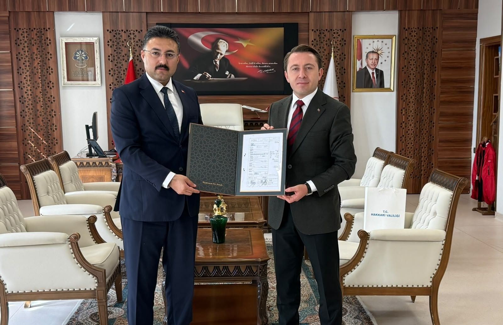 Hakkari İl Nüfus Müdürü Aslan’dan Yüksekova’da ziyaret ve denetim