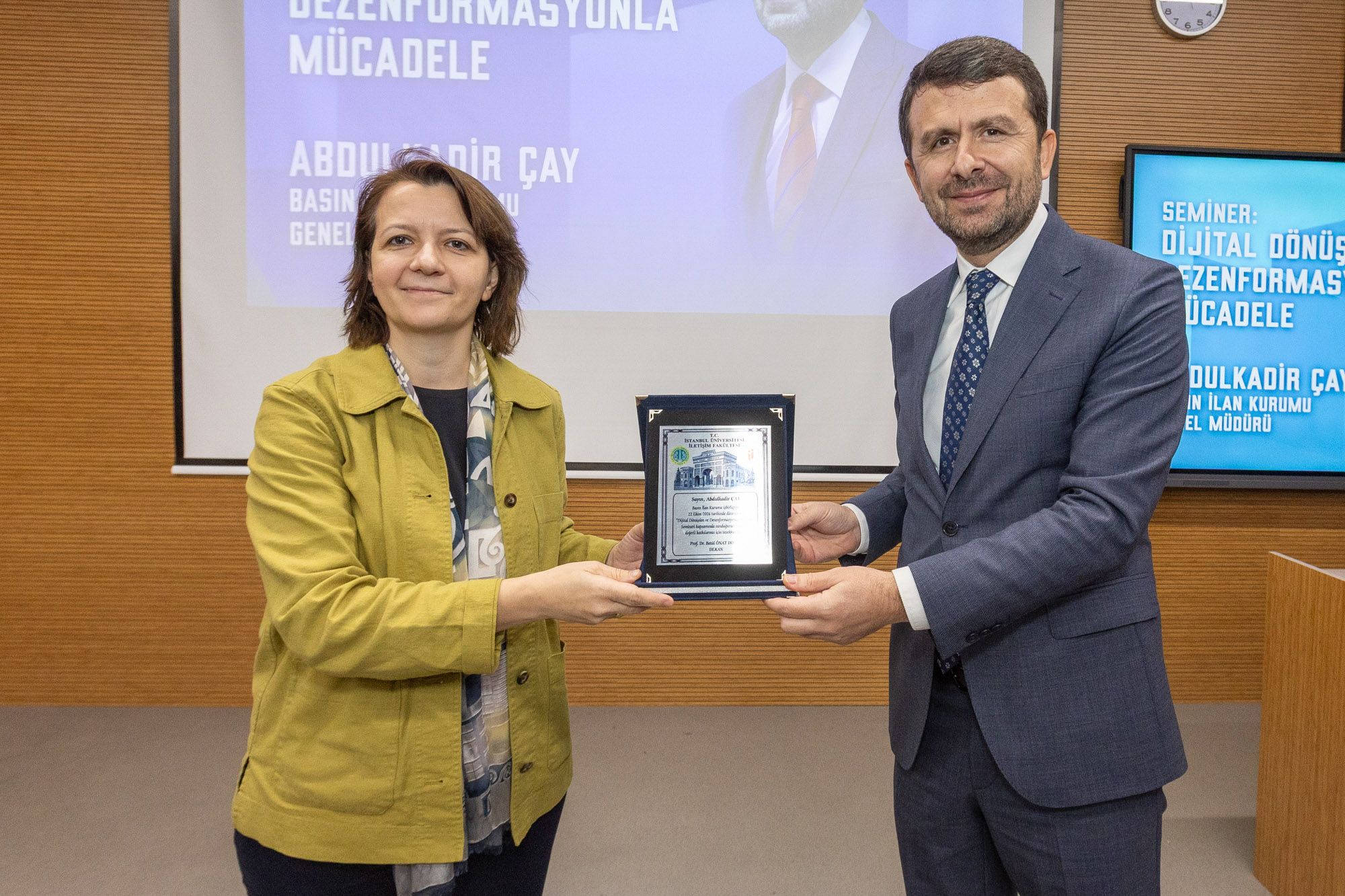 BİK Genel Müdürü Abdulkadir Çay, İstanbul Üniversitesi öğrencileriyle buluştu
