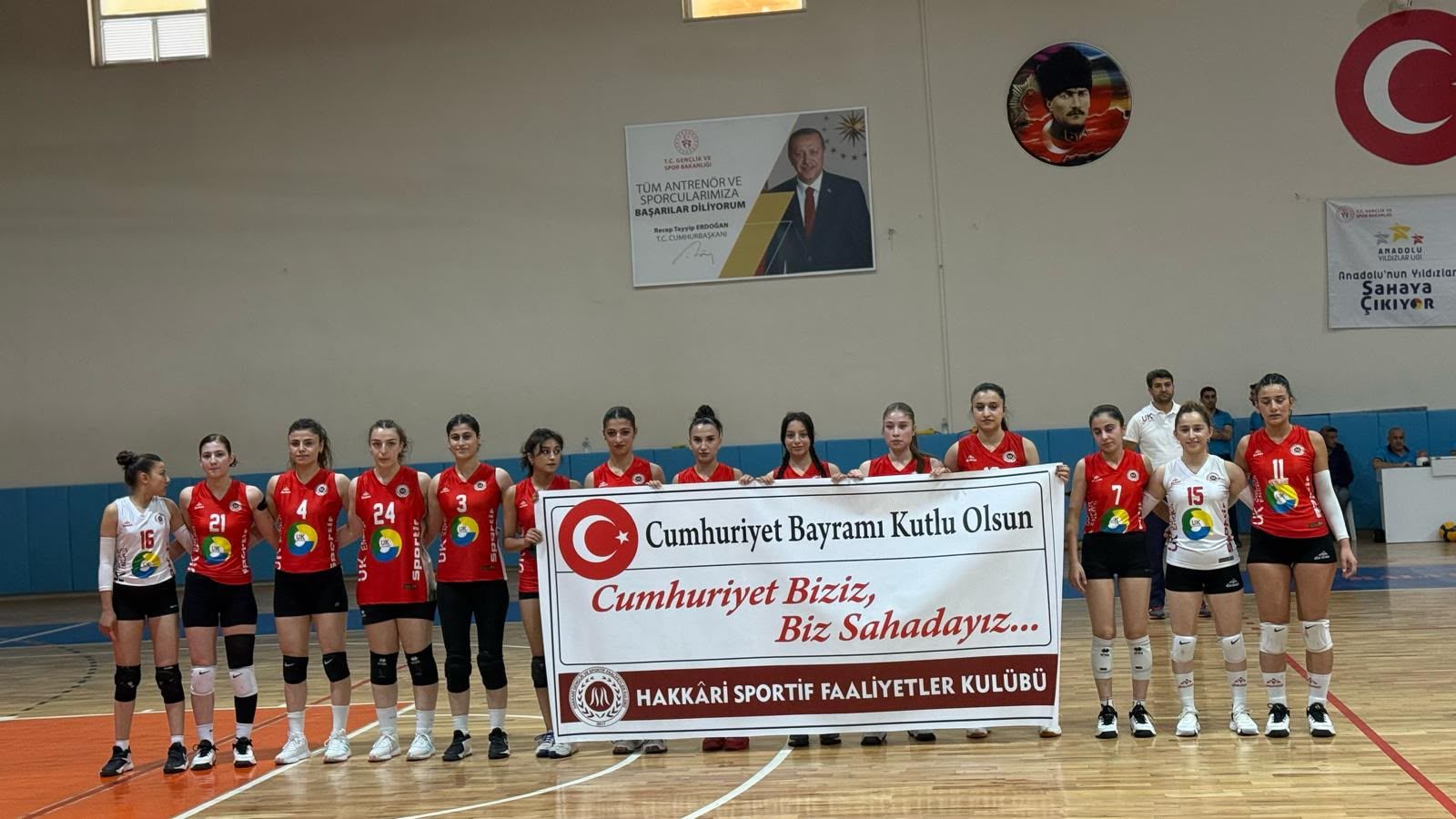 Hakkari Sportif Faaliyetler Kulübü’nden Cumhuriyet Bayramı mesajı