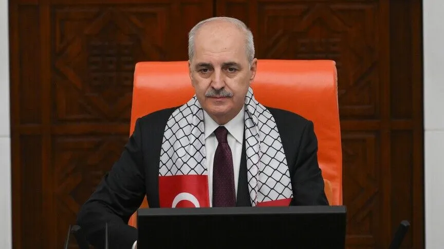 TBMM Başkanı Kurtulmuş'tan Filistin'e destek mesajı